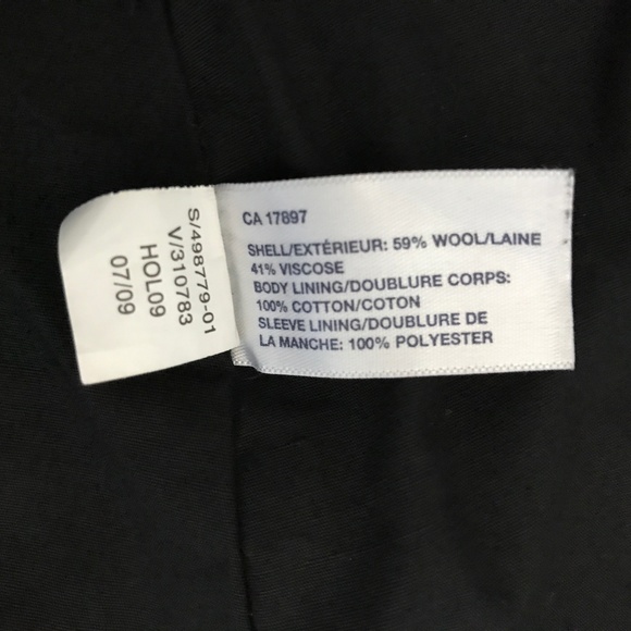 Gap - Grey Tweed Fitted Button up Jacket - Picture 10 of 10